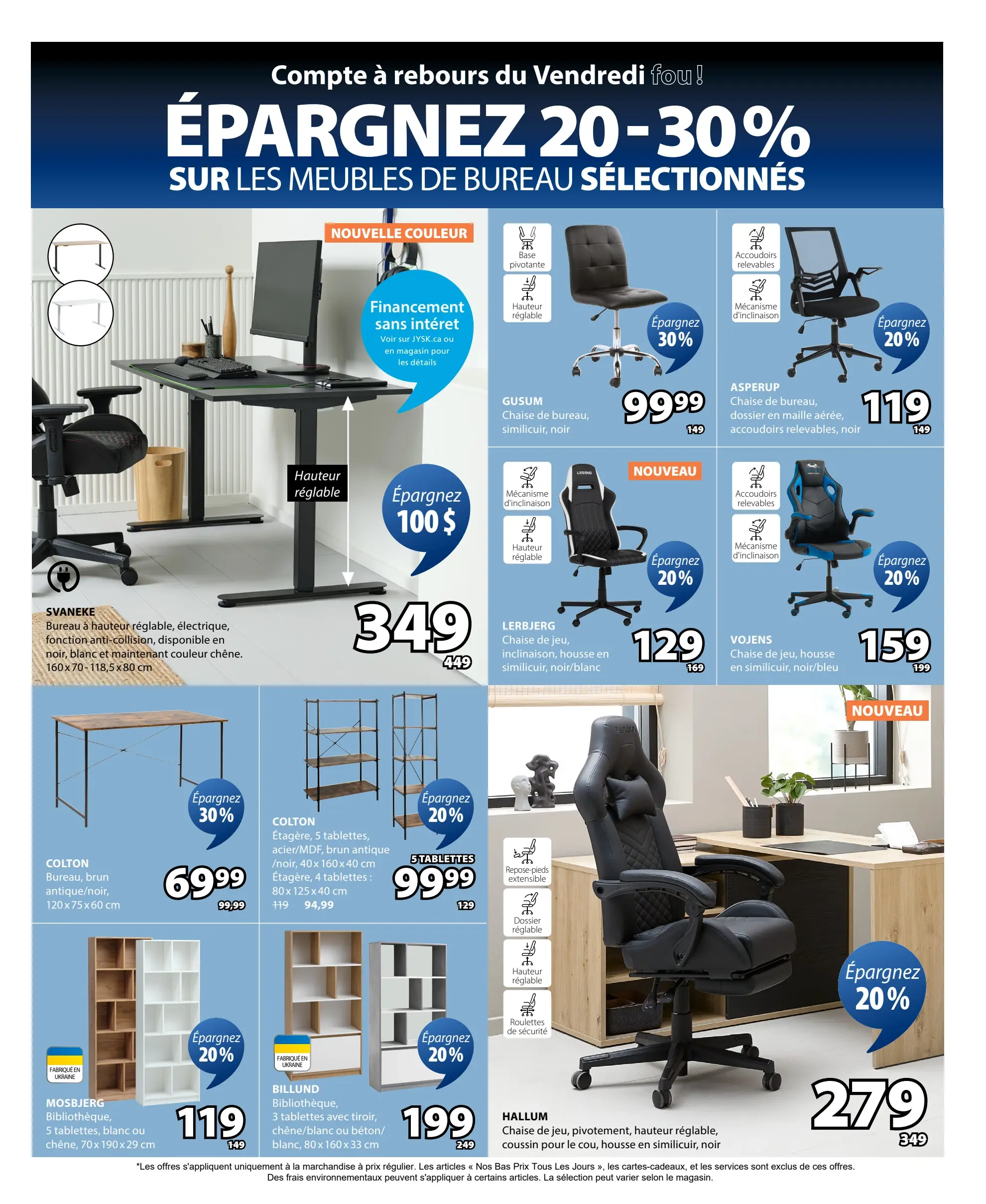 Circulaire Jysk - Solde du Vendredi Fou
