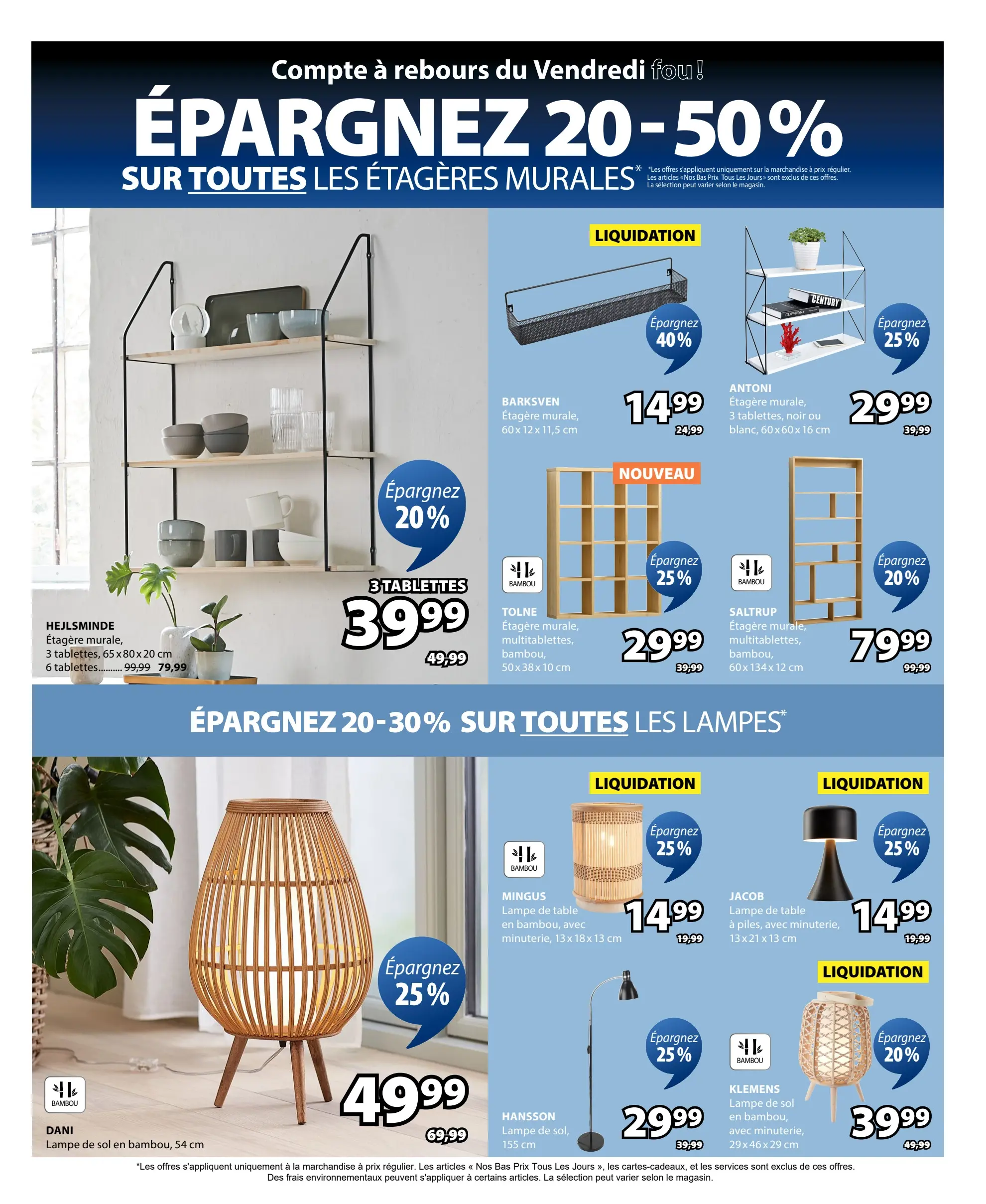 Circulaire Jysk - Solde du Vendredi Fou