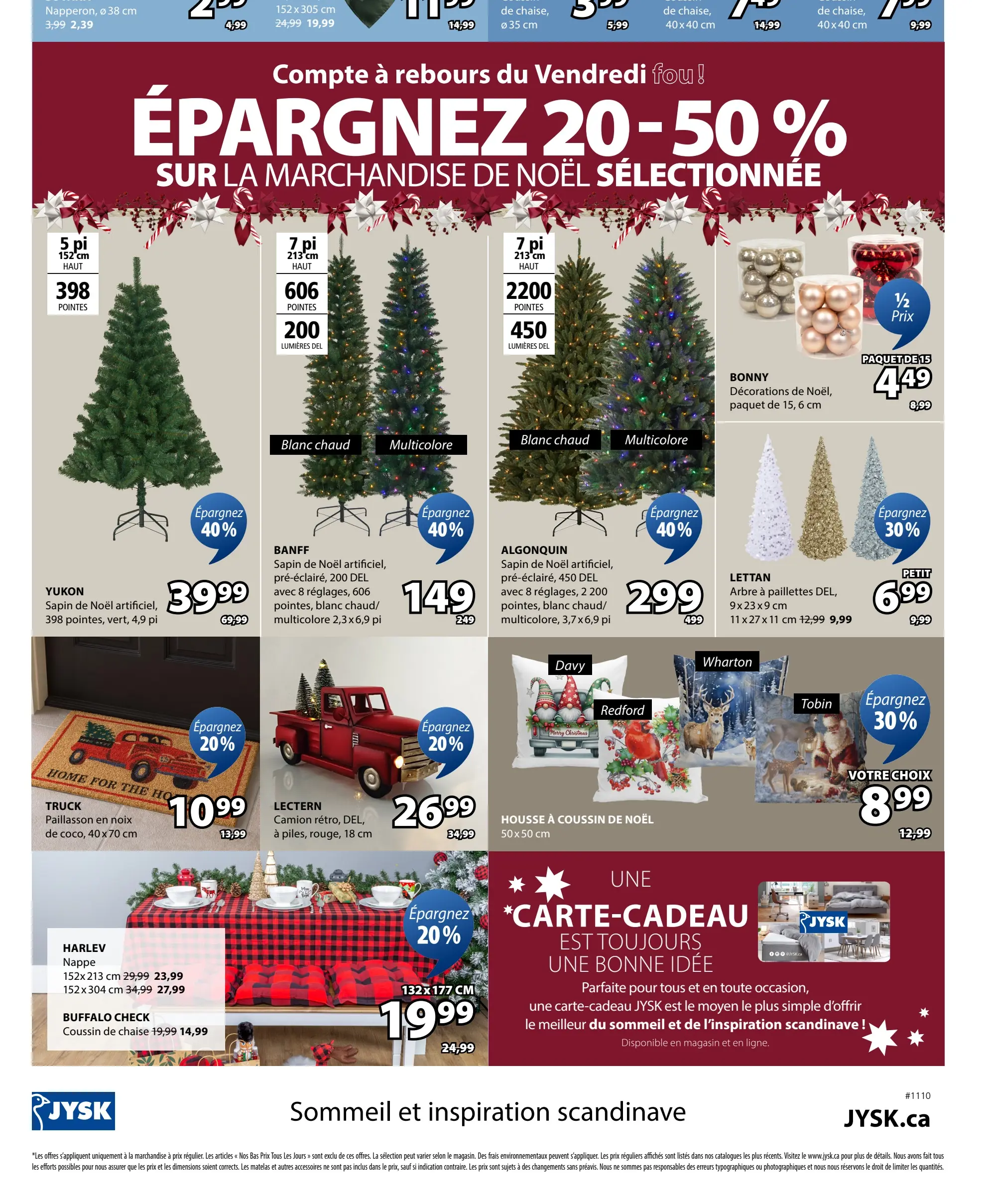 Circulaire Jysk - Solde du Vendredi Fou