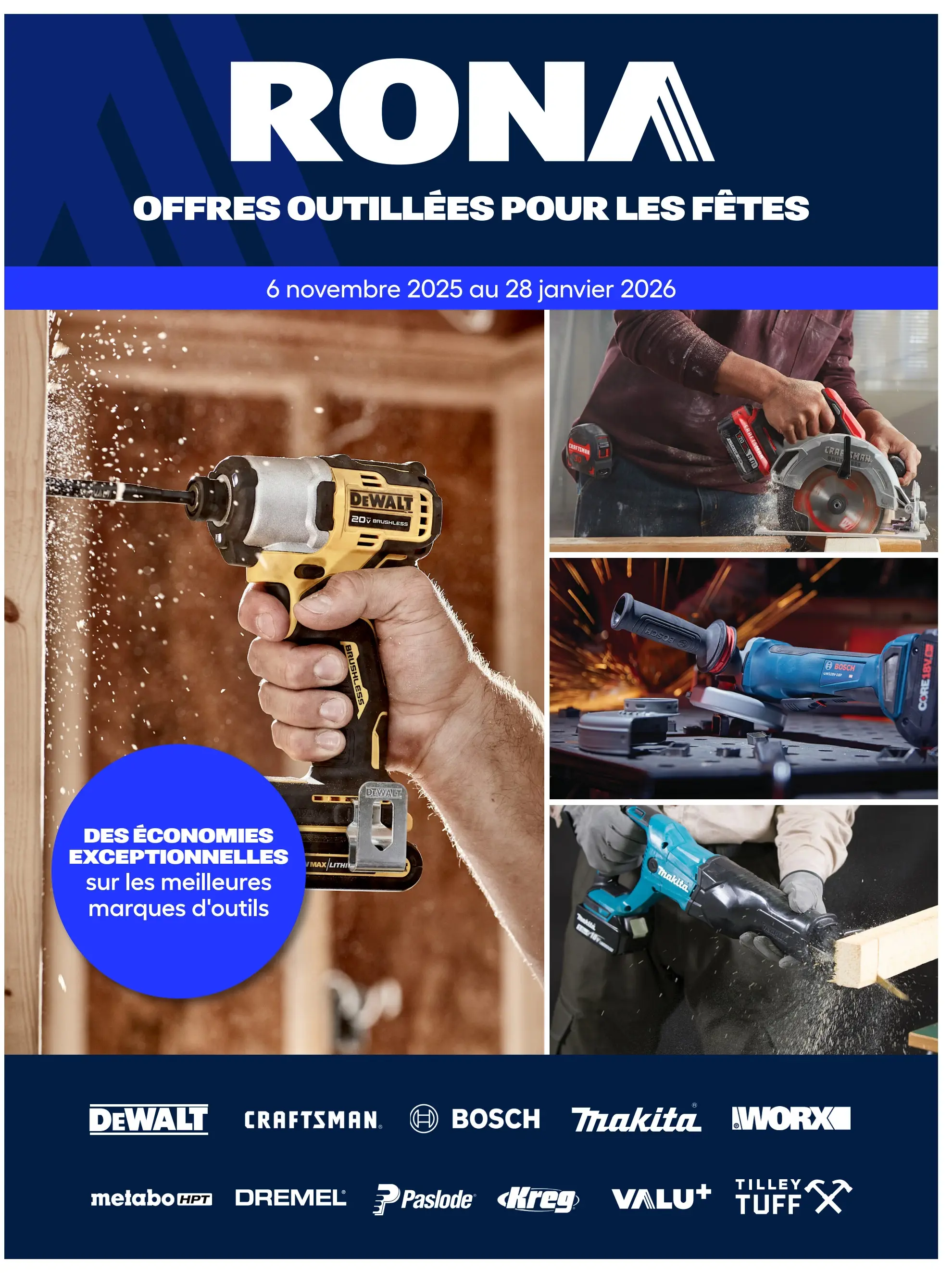 Circulaire Rona - Offres outillées pour les fêtes