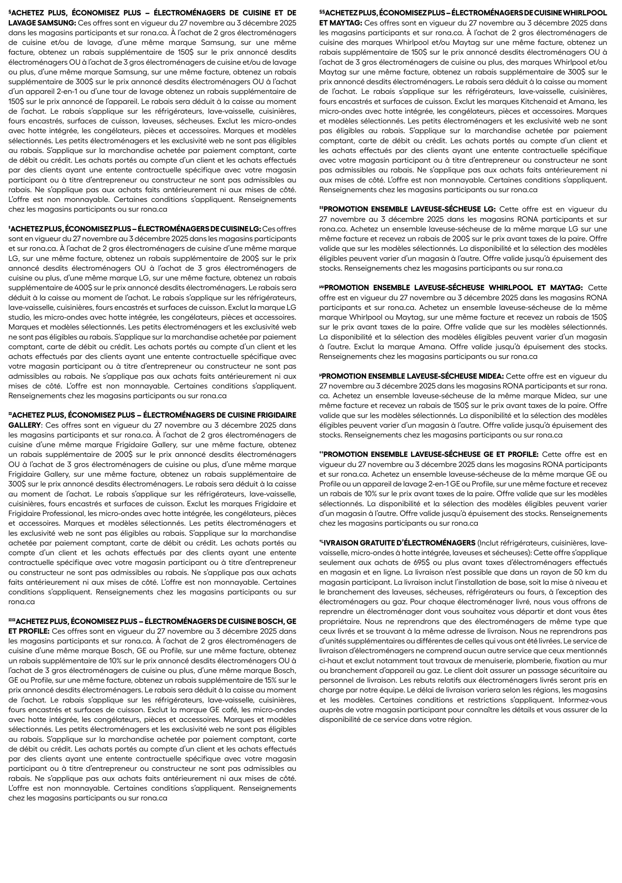 Circulaire Rona - Vendredi Fou