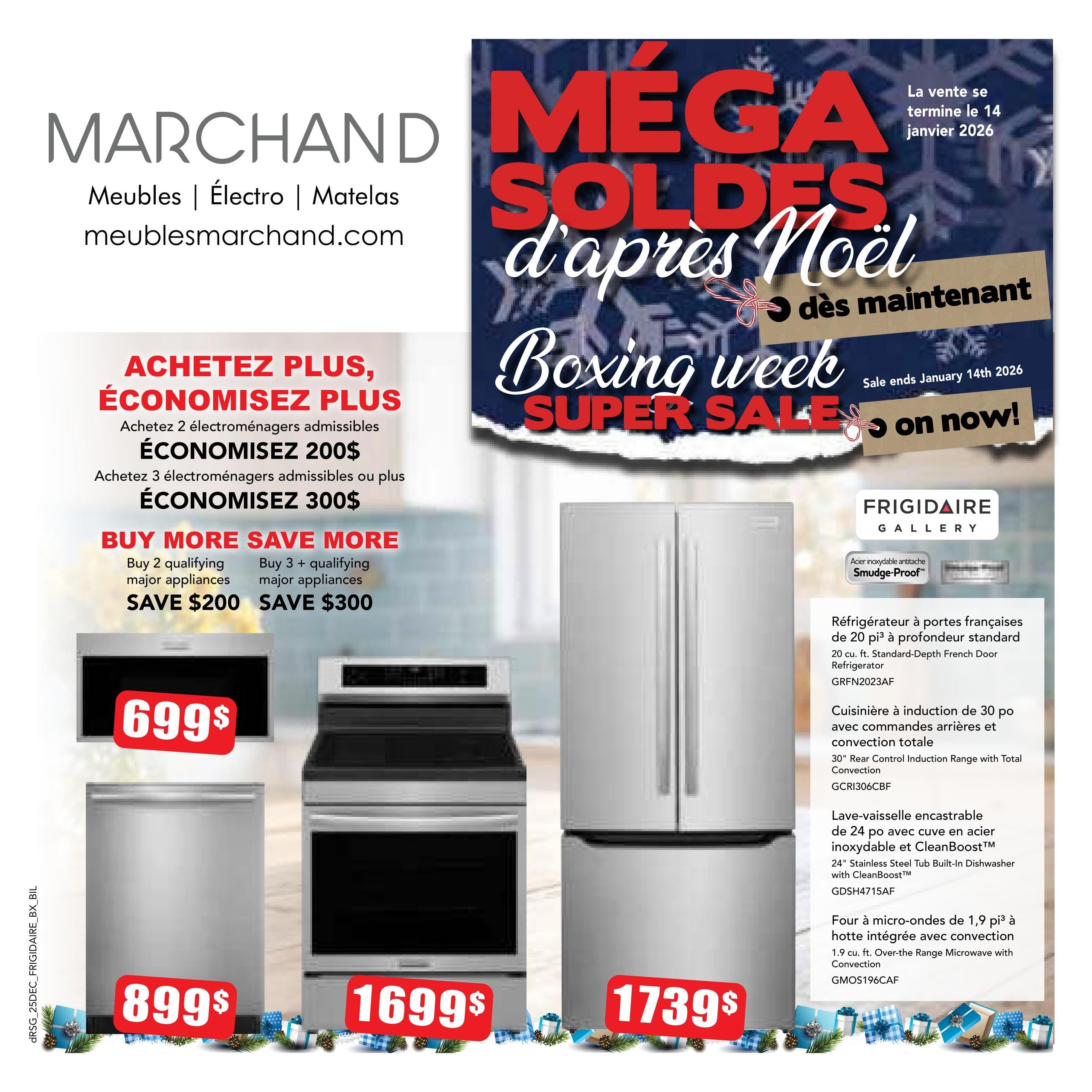 Circulaire Meubles Marchand - Méga soldes d'Après Noël