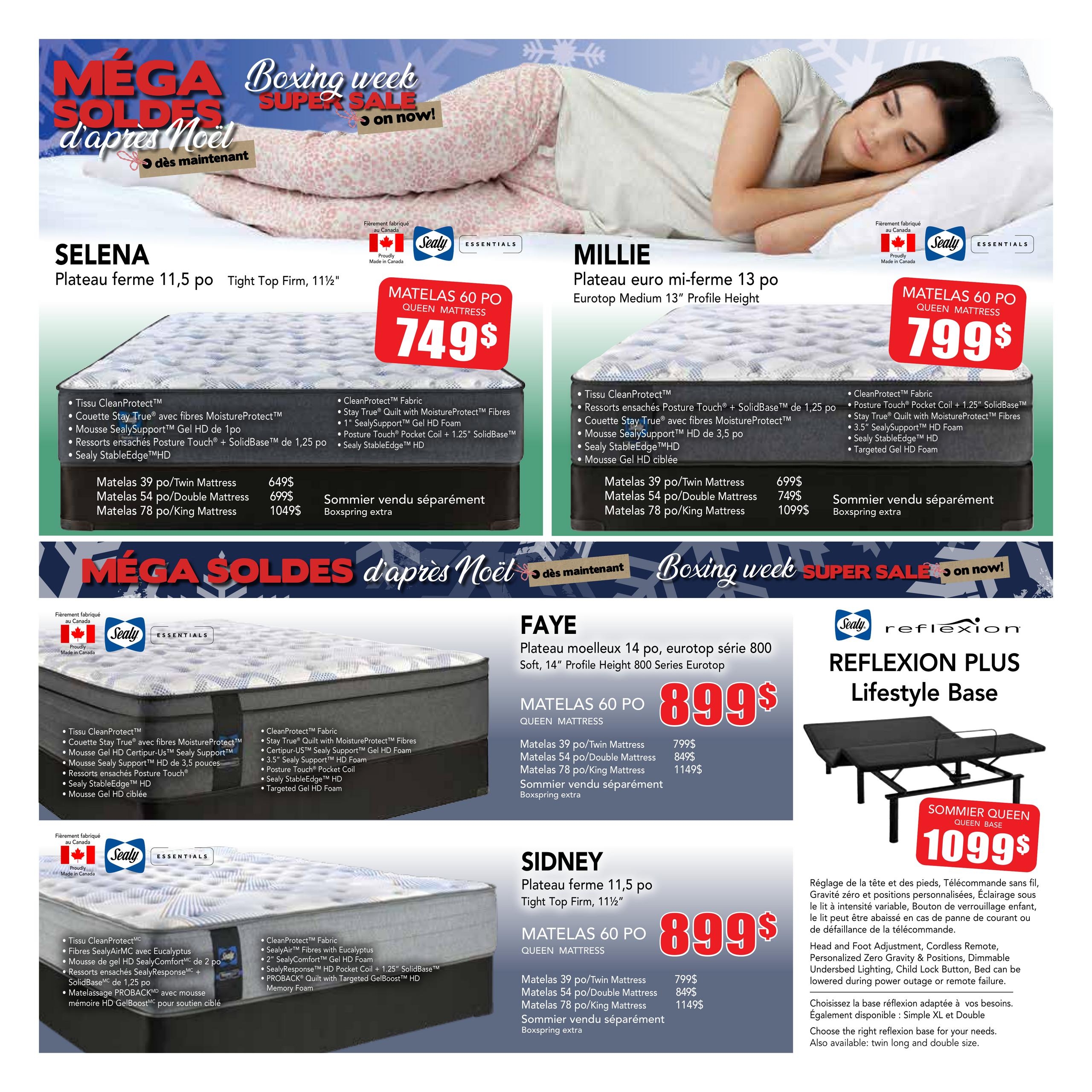 Circulaire Meubles Marchand - Matelas Méga Soldes d'Après Noël
