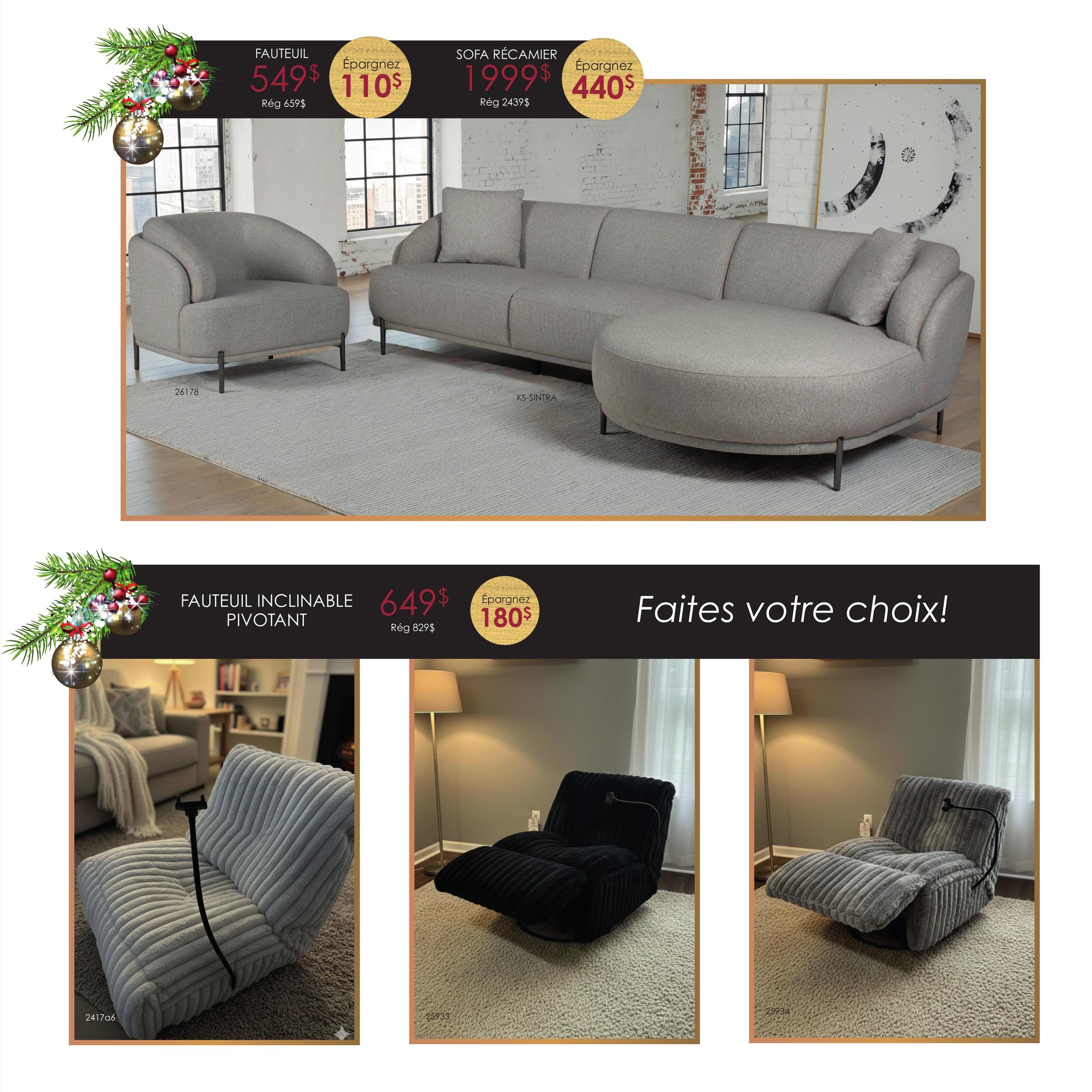 Circulaire Meubles Marchand - Tendances Festives