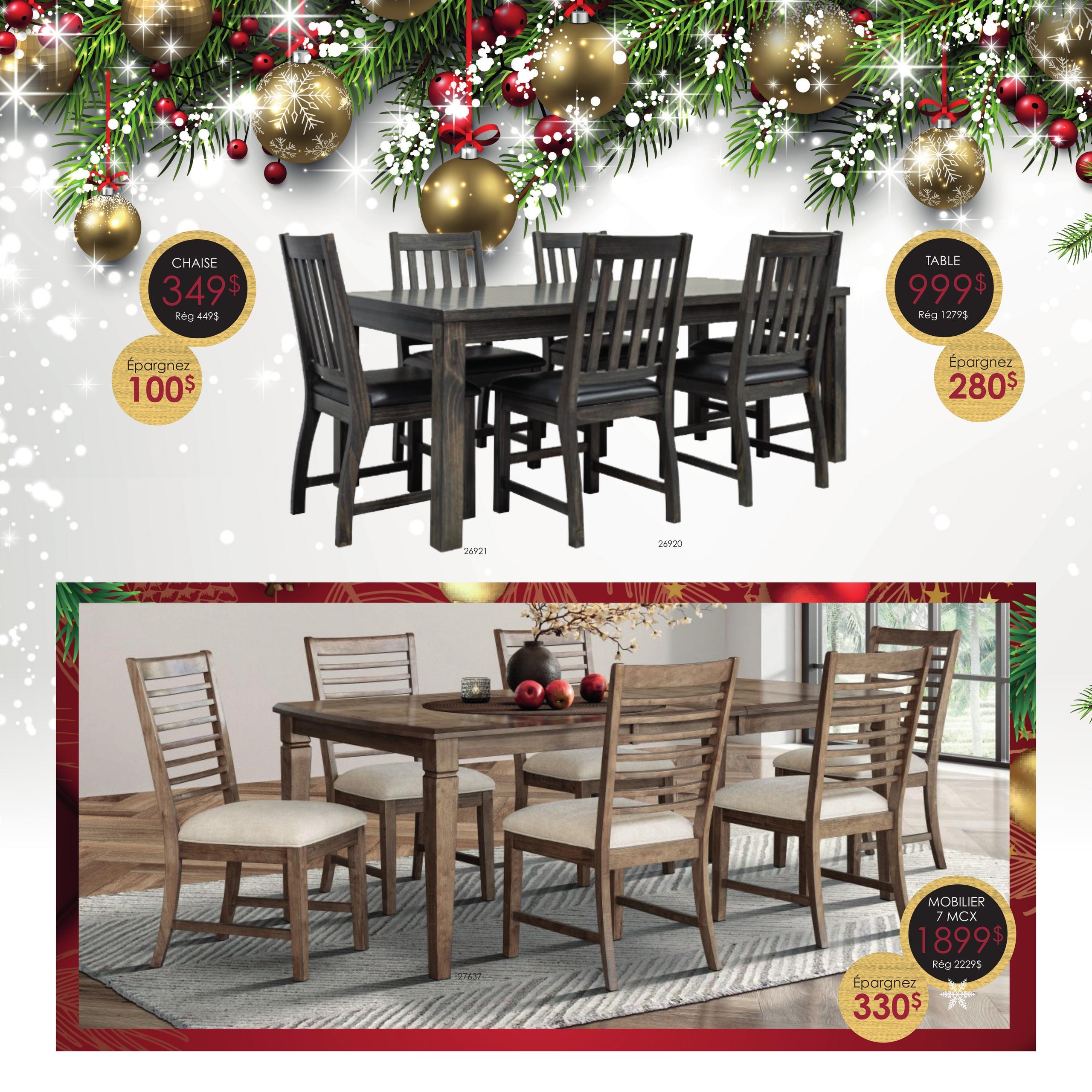 Circulaire Meubles Marchand - Tendances Festives