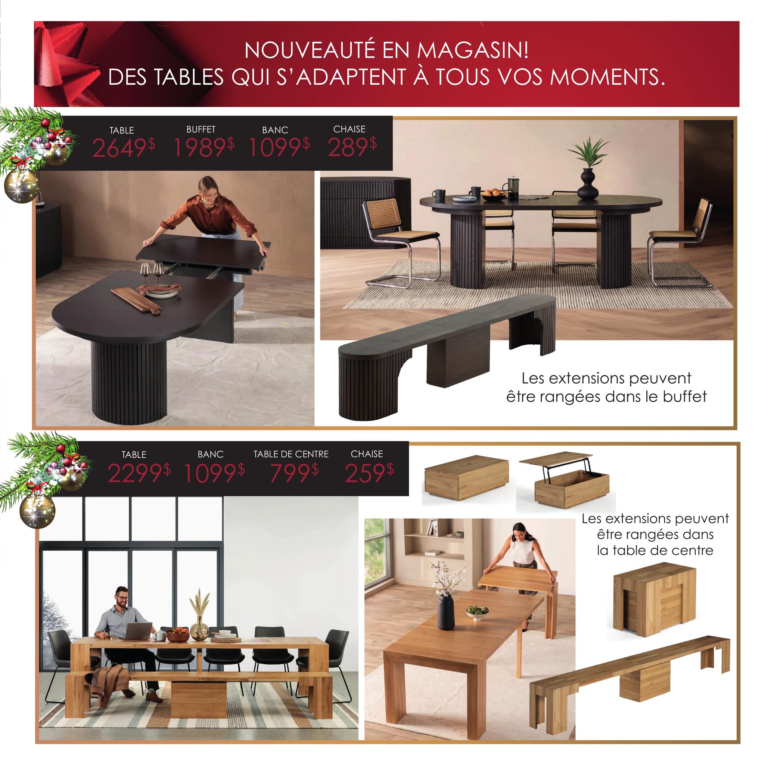 Circulaire Meubles Marchand - Tendances Festives