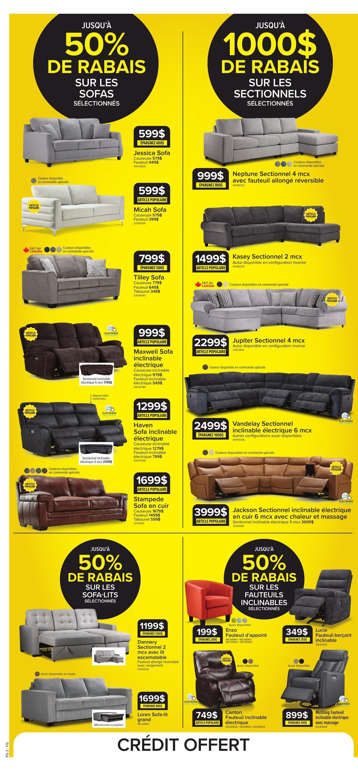 Circulaire Meubles Léon - Solde d'Après-Noël