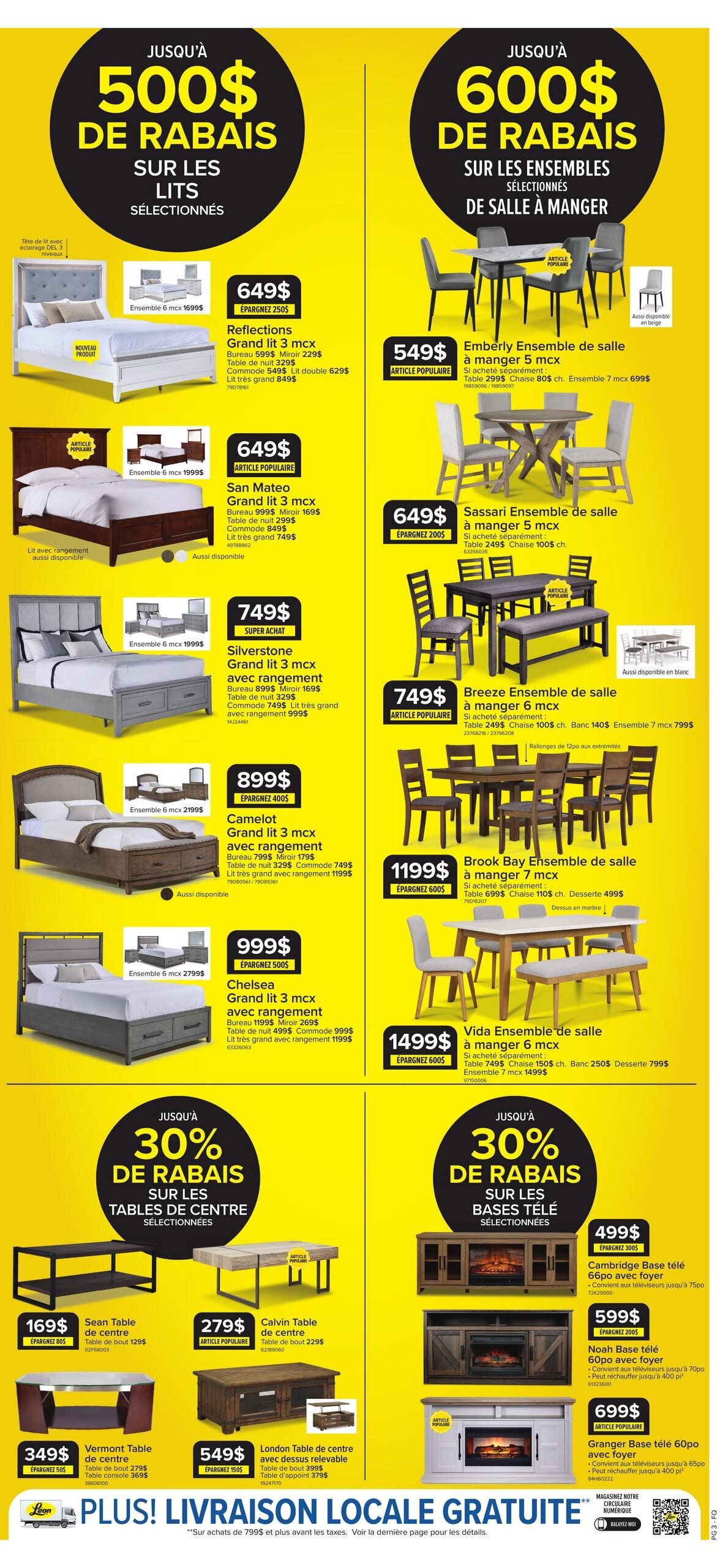 Circulaire Meubles Léon - Solde d'Après-Noël