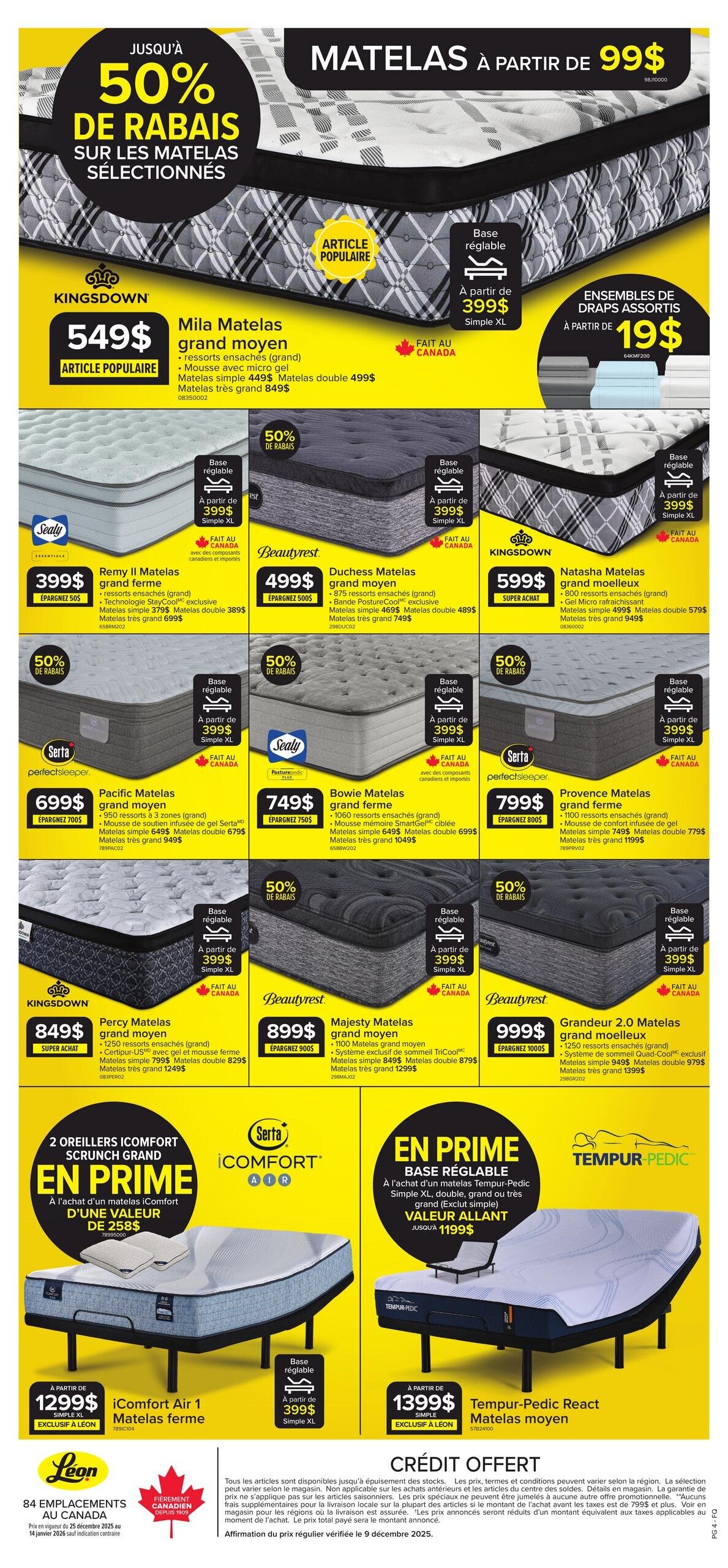 Circulaire Meubles Léon - Solde d'Après-Noël