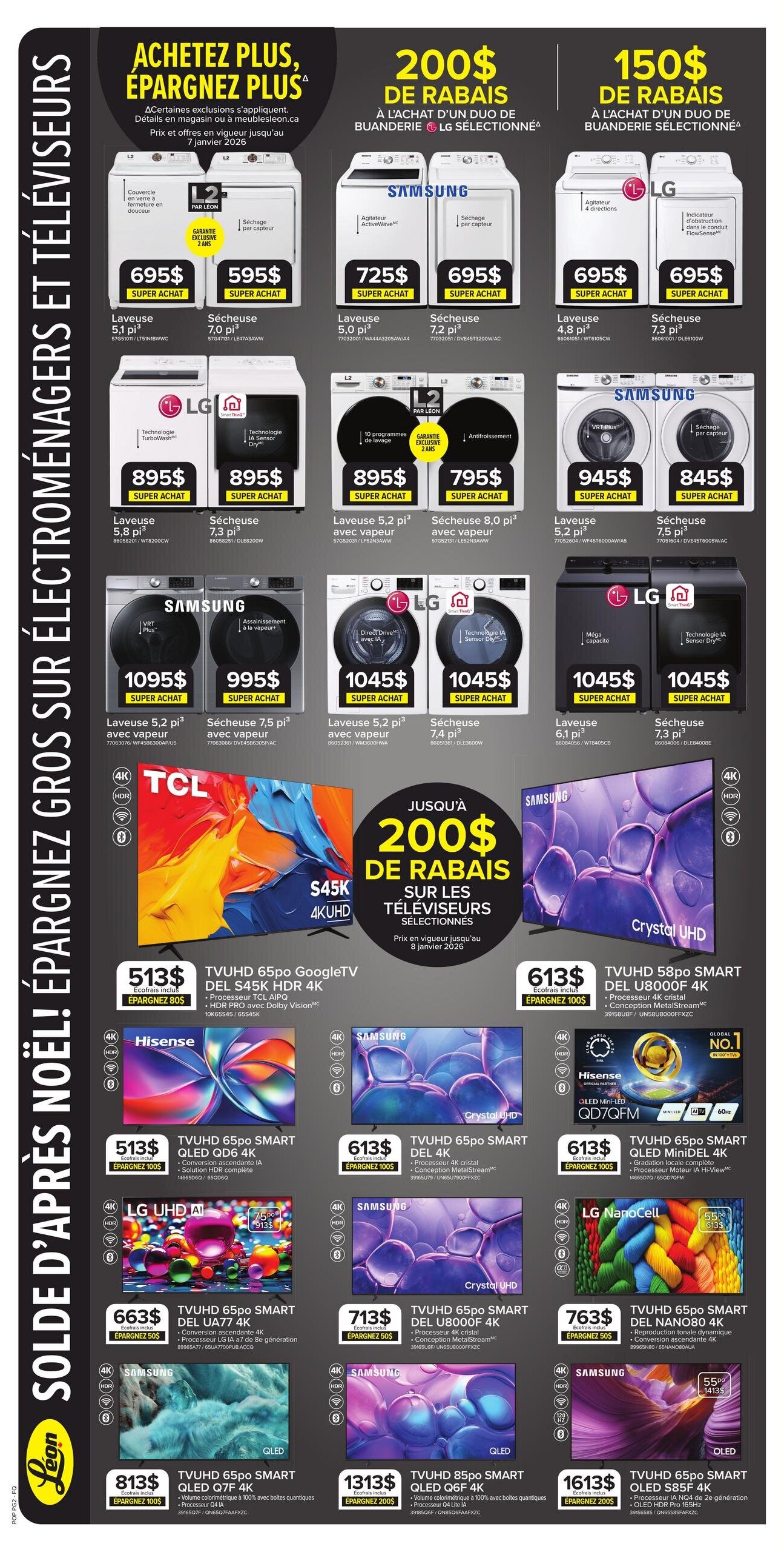 Circulaire Meubles Léon - Solde d'Après-Noël