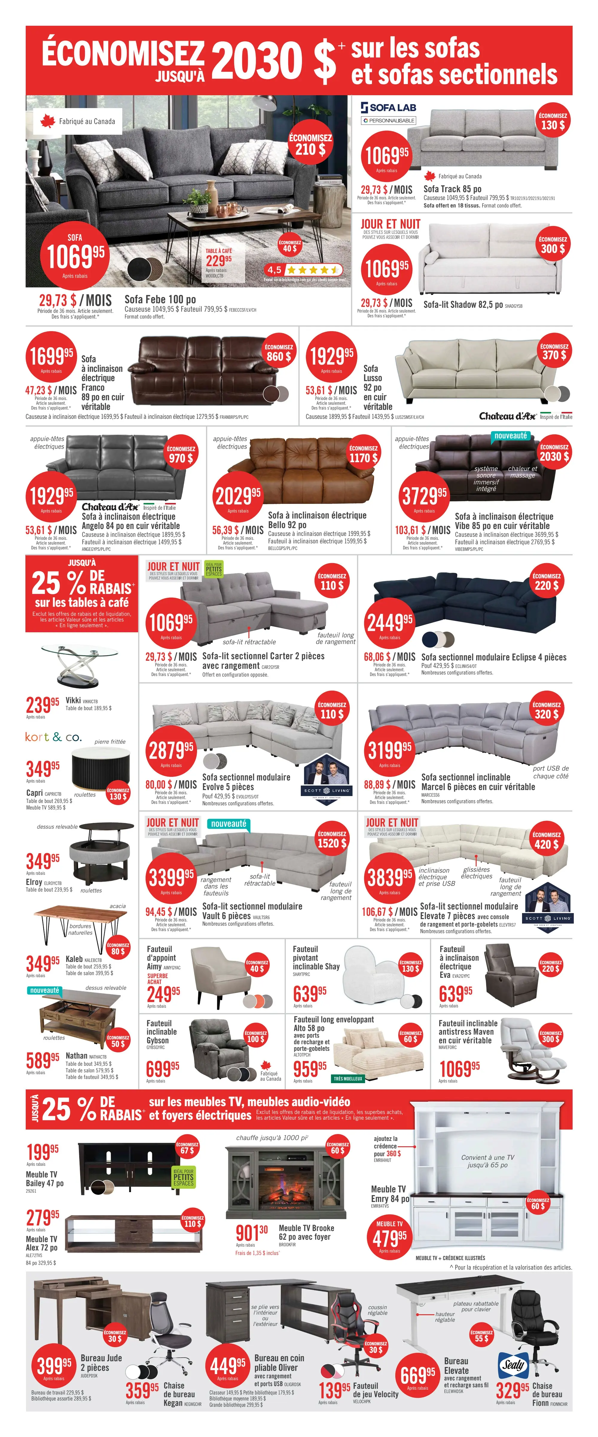 Circulaire Brick - Vente d'Après-Noël + Solde de la Fin de Semaine