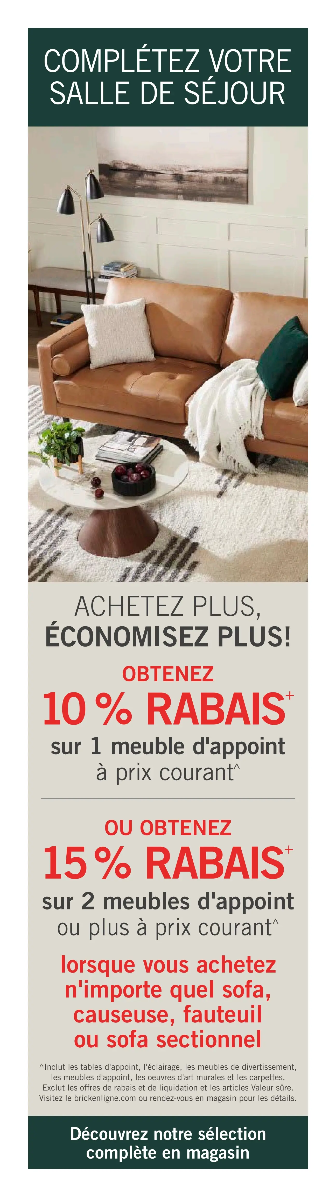 Circulaire Brick - Vente d'Après-Noël + Solde de la Fin de Semaine