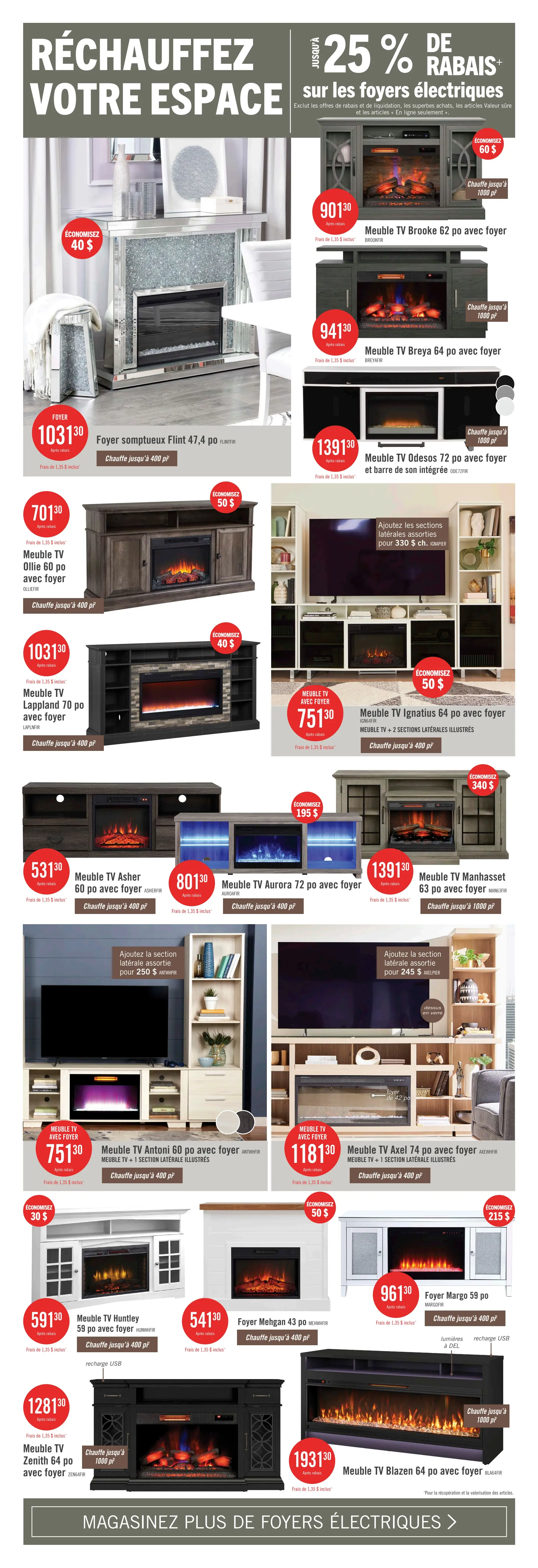 Circulaire Brick - Vente d'Après-Noël + Solde de la Fin de Semaine