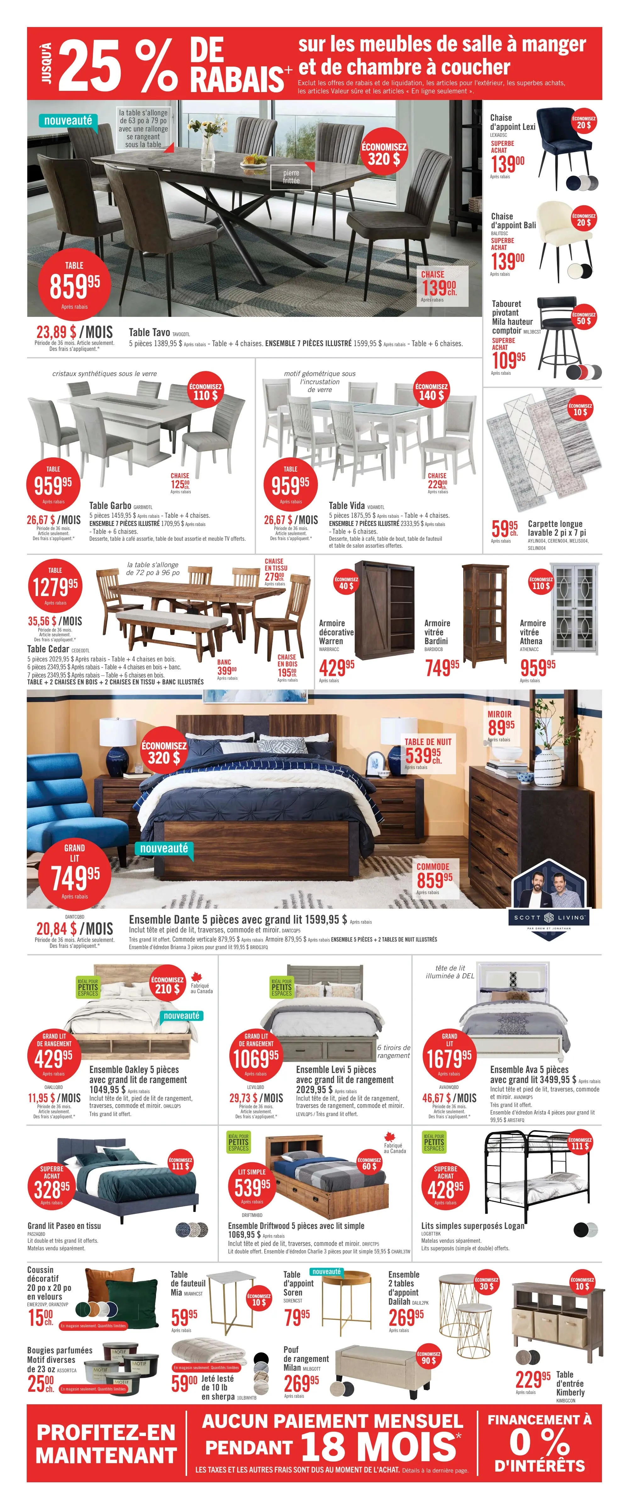 Circulaire Brick - Vente d'Après-Noël + Solde de la Fin de Semaine