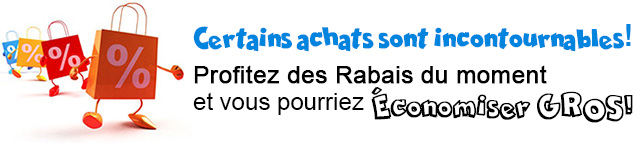 Économisez Gros avec les Rabais et Promotions de la Rentrée Scolaire pour vos achats incontournables! Économisez Gros avec les Rabais et Promotions de la Rentrée Scolaire pour vos achats incontournables!