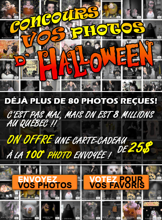 Concours Halloween Circulaire en ligne - 1ers prix suprise