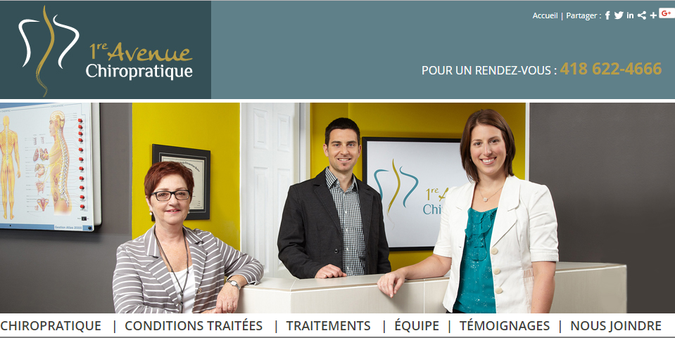 1re Avenue Chiropratique en Ligne