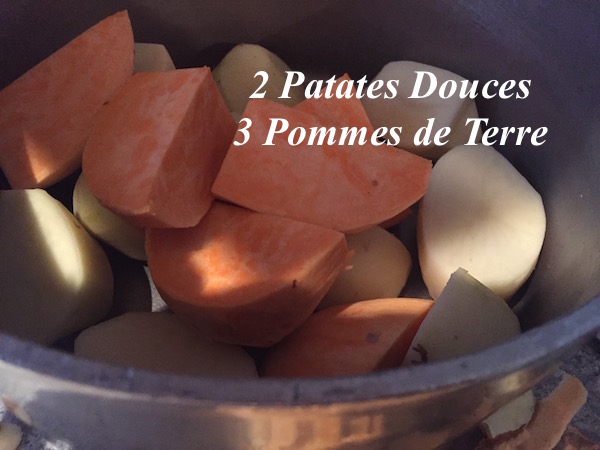 Patates douces et Pommes de terre