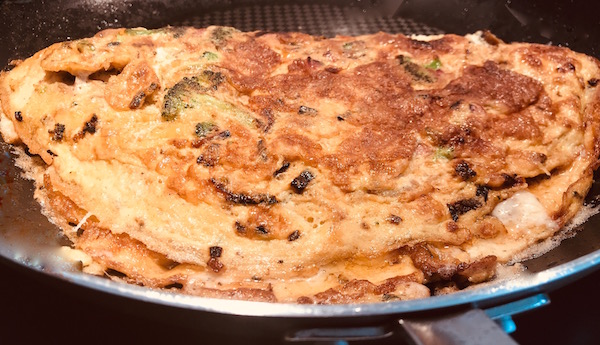 Omelette aux Légumes et Jambon Gratiné 4