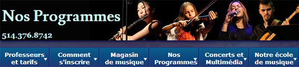 Académie de Musique de Montréal en ligne