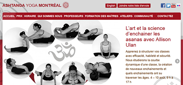 Ashtanga Yoga Montréal en Ligne