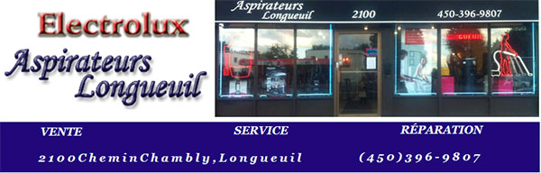 Aspirateur Longueuil Vente Réparation Service