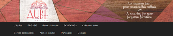 Aube Design en ligne