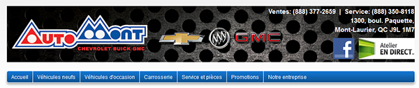 Auto Mont Chevrolet Buick GMC en Ligne