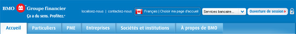 Banque de Montreal Groupe Financier en ligne