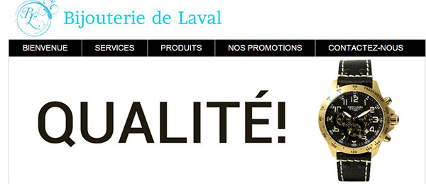 Bijouterie de Laval en ligne