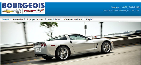 Bourgeois Chevrolet Buick GMC en Ligne