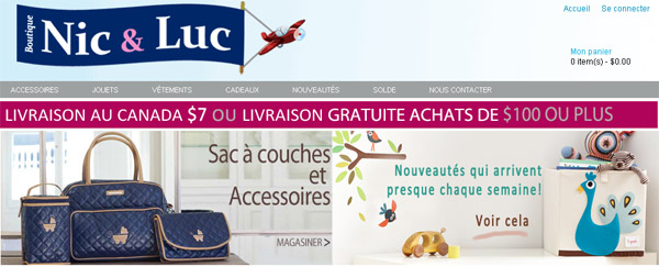 Boutique Nic et Luc bébés enfants Circulaire en ligne