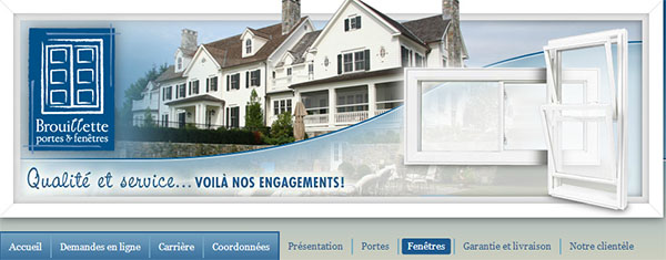 Brouillette Portes et Fenêtres en ligne