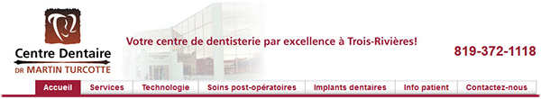 Centre Dentaire Dr Martin Turcotte en Ligne