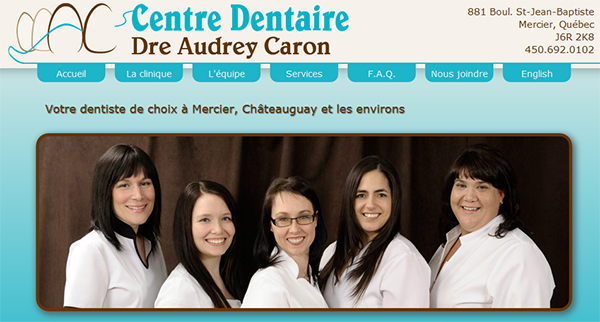 Centre Dentaire Dre Audrey Caron en Ligne