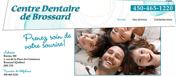 Centre Dentaire de Brossard en Ligne