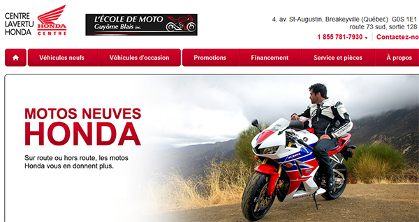 Centre Lavertu Honda en Ligne