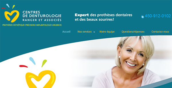 Centre de Denturologie Ranger et Associés en Ligne