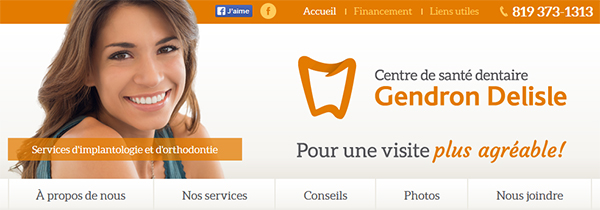 Centre de Santé Dentaire Gendron Delisle en Ligne