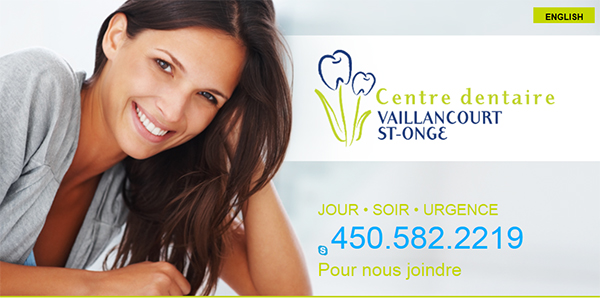 Centre dentaire Vaillancourt St-Onge en ligne