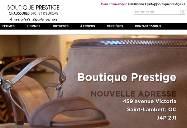 Chaussures Boutique Prestige Saint-Lambert