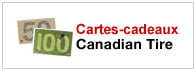 Cartes Cadeaux Canadian Tire en ligne