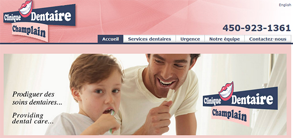 Clinique Dentaire Champlain en Ligne