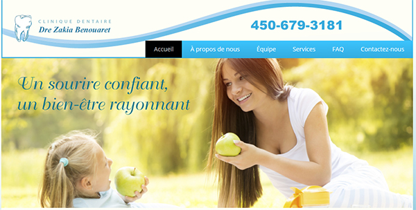 Clinique Dentaire Dre Zakia Benouaret en Ligne