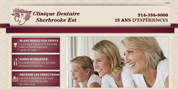 Clinique Dentaire Sherbrooke Est en Ligne