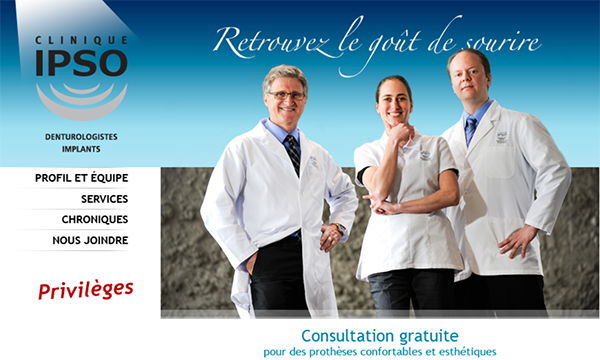 Clinique IPSO Denturologistes en Ligne