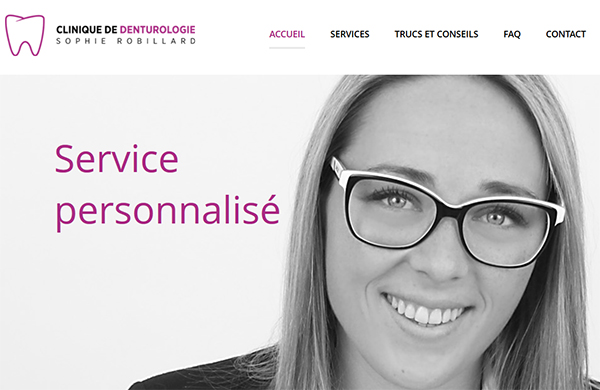 Clinique de Denturologie Sophie Robillard en Ligne