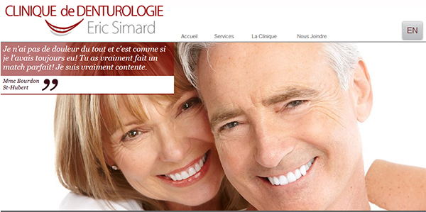 Clinique de Denturologie Éric Simard en Ligne