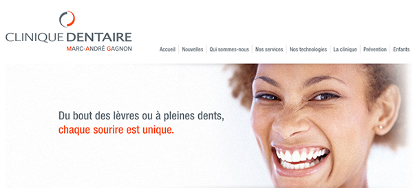 Clinique dentaire Marc-André Gagnon en Ligne