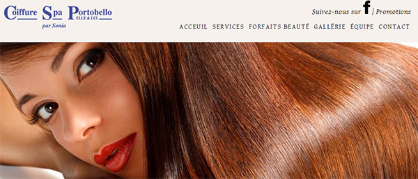 Coiffure Spa Portobello en ligne